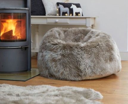 Sheepskin Beanbags