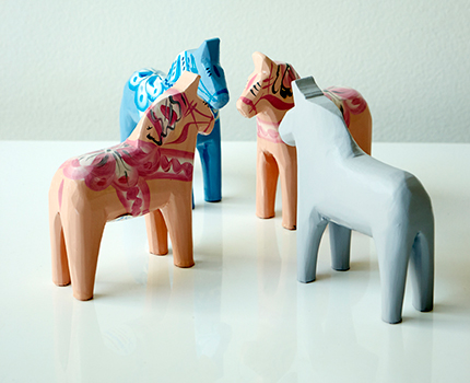 Wooden Dala Horses