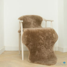 Taupe shearling double