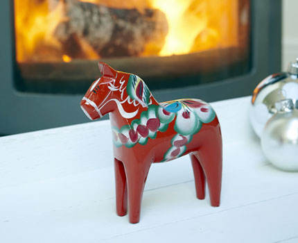 Single Wooden Dala Horses